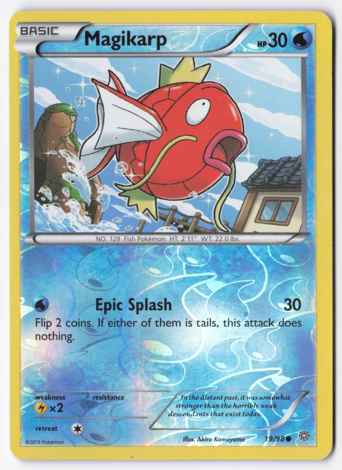 Magikarp Reverse Holo Common XY - Ancient Origins 19/98 LP