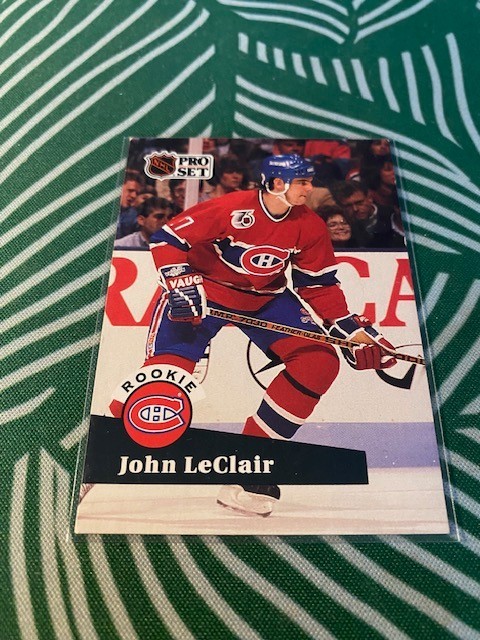 1991-92 Pro Set - John LeClair #545 (RC) - FREE SHIPPING
