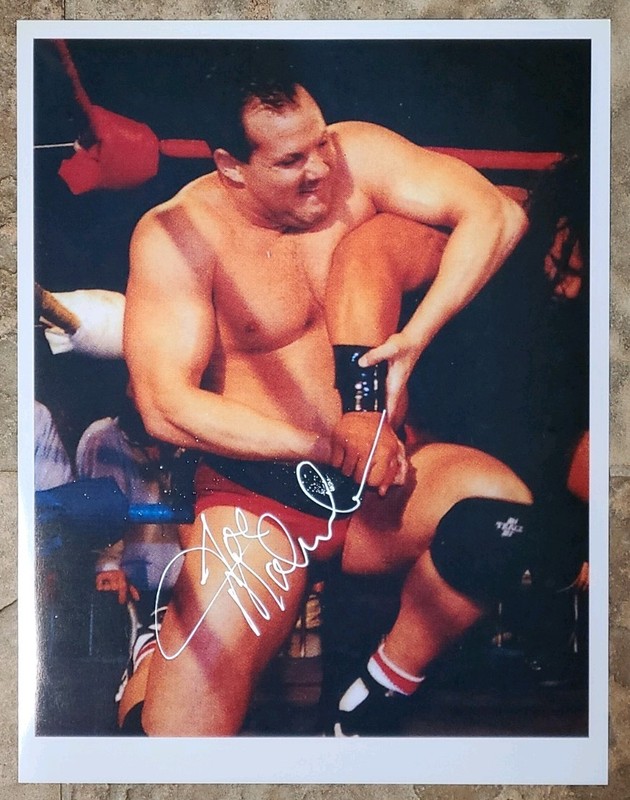 JOE MALENKO signed 8 X 10 photo WCW ECW NWA WWF WWE pro wrestling autograph 