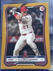 2026 Topps Bowman Mike Trout Gold /50 #100 Los Angeles Angels MLB Card
