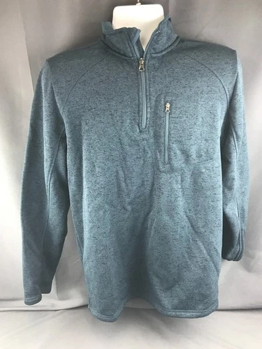Magellan Outdoors Men's Blue Full Zip Fleece Jacket w/ Pockets Size Medium - product listing photo