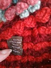 TARA Hand knit Hat Hand spun Wool Flower Striped Crochet Beanie Cap Hat NEW — photo 7