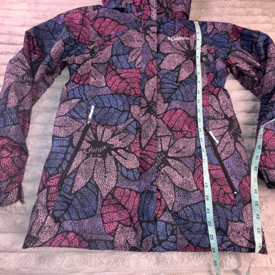 Columbia 冬季外套女孩 3 合 1 交换 Bugaboo II 北极花卉夹克 — 第 4/4 张图片