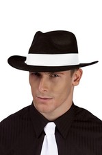 Gangster Pimp Hat Fedora Sinatra 1920s Costume Accessory