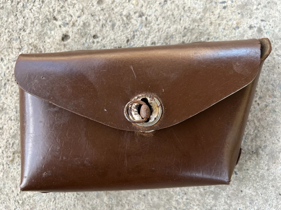 Bolsa de herramientas de cuadro de bicicleta soviética vintage con herramientas de 1980 URSS CCCP. Foto 2 de 4