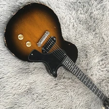 Vintage Sunburst Aged Relic JR Single Cut Junior Electric Guitar P-90 Pickup