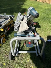 Bosch 12” Mitre Saw 12” Table Saw With Gravity-Rise Wheeled Stand Used Once