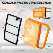 8 Pack TS410 TS420 Air Filter with Pre Cleaner Compatible Stihl Ts410Z Ts420Z