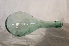 Early 20th-Century Green Balloon Glass Wine Bottle (Derijohn Or Carboy).