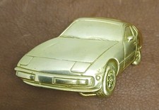 Vintage Porsche 924 Brass Belt Buckle 1970's