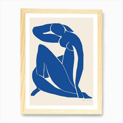Henri Matisse - Blue Nude Art Print Framed Wall Art Poster Canvas Print Picture