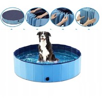 Hundepool Swimmingpool Hunde Pool Faltbar Hundebad Doggy Plantschbecken Becken
