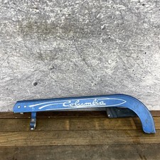 Protezione catena bicicletta Columbia vintage siluro catena integrata porta olio metallo blu