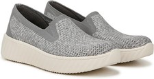 Bzees Women's Wednesday Modern Graphite Heathered Slip-On Senakers NW/OB 7W
