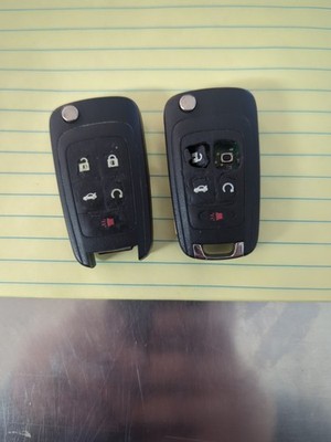 GMC Chevy Key Fob Remote Lot 2 Flip Keyless Entry Untested Parts 