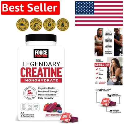 Performance Boosting Legendary Creatine Chews - Support Muscle, Mind & Recovery