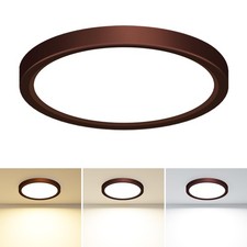 LED Flush Mount Ceiling Light Fixture, 3000K-4000K-6500K 100W Equivalent Mo...