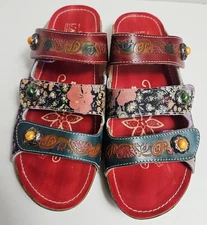 L'Artiste Spring Step CastleWalk Sandals Women size 39 US 8