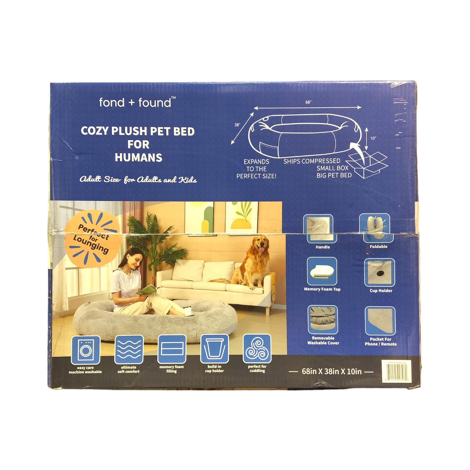 фонд нашел уютную плюшевую кровать для домашних животных для людей взрослого размера для взрослых и детей 21090₽