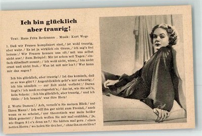 39417555 - I'm happy but sad publisher Franke no. 98 song card