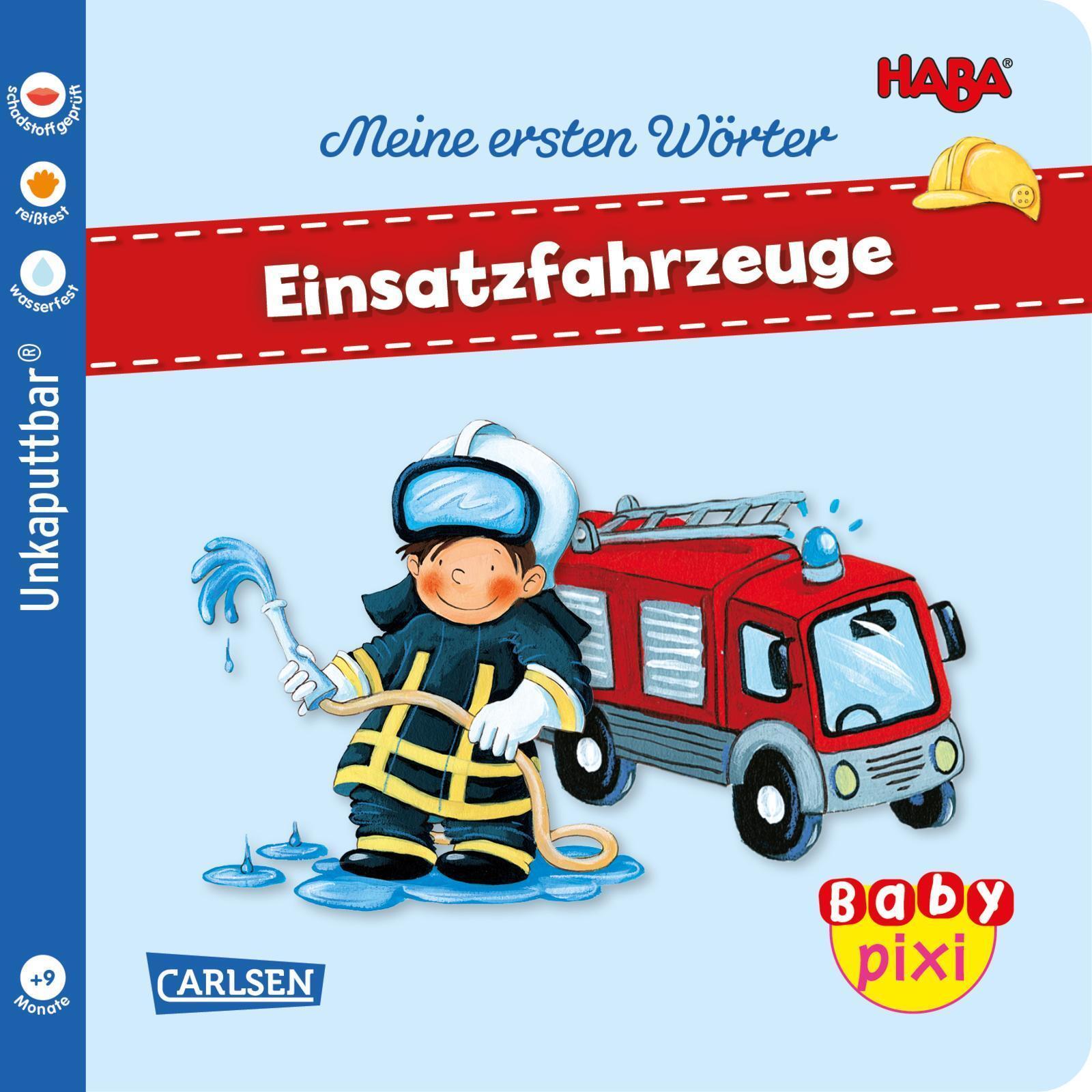 Baby Pixi (unkaputtbar) 95: Ve 5 Haba Erste Wörter: Einsatzfahrzeuge