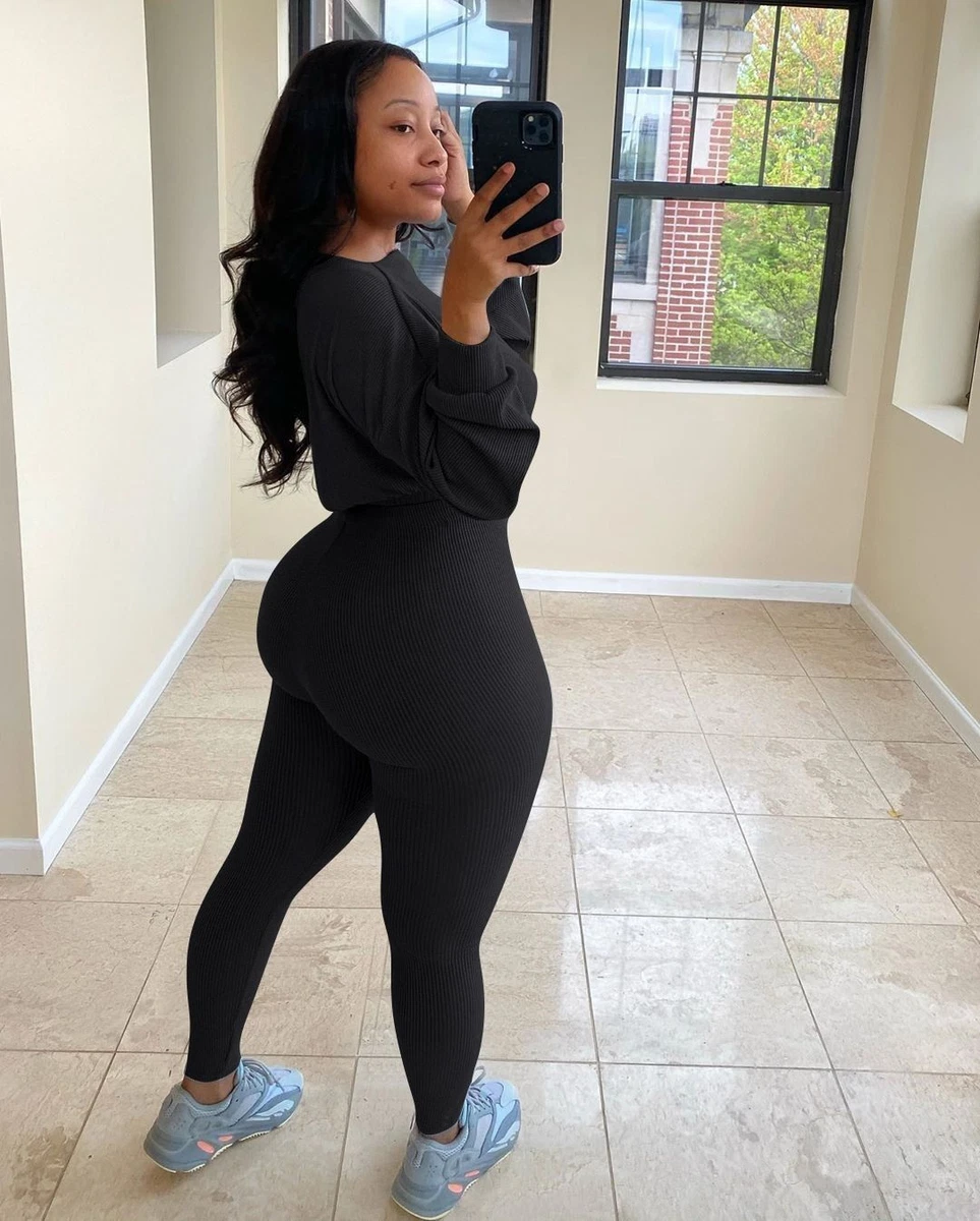 Thick black women in yoga pants cheap