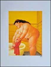 FERNANDO BOTERO * Il Bagno * 65 x 50 cm * Litografia * Limitata # 121/300