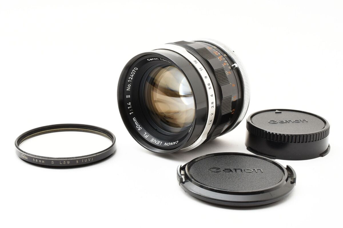 Canon FL 50mm f1.4 II prime lens for FD mount 2309629 | eBay