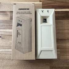 Oreck Welcome Home Air Freshener Dispenser  Beige Color New In Box