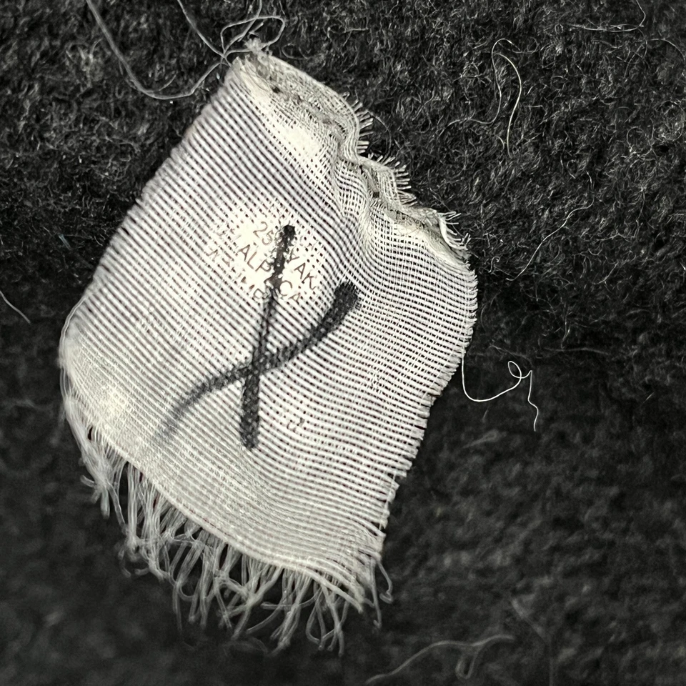 Cárdigan Suéter VINCE Lana Mediano/Yak/Alpaca/Cachemira Abierto Con Capucha Negro/Marrón Foto 4 de 4