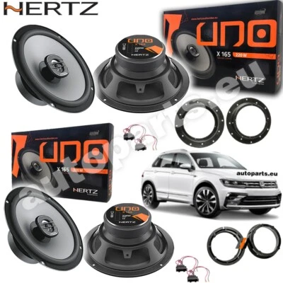 Kit 4 Casse Altoparlanti Hertz Anteriori e Posteriori Volkswagen Tiguan dal 2017