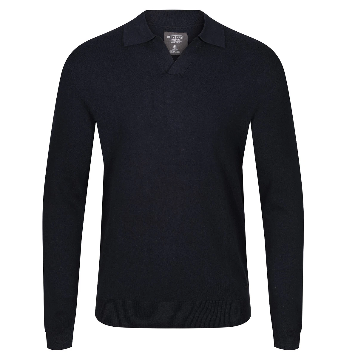 Mens designer polo top shirts long sleeve