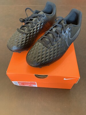 Nike Tiempo Legend Club FG MG Jr AT5881-010 football shoes black black 