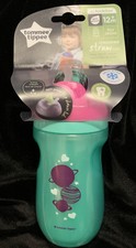 Tommee Tippee Straw Cup Insulated Tumbler Spill Proof 12 Mo. 9oz Planets Design