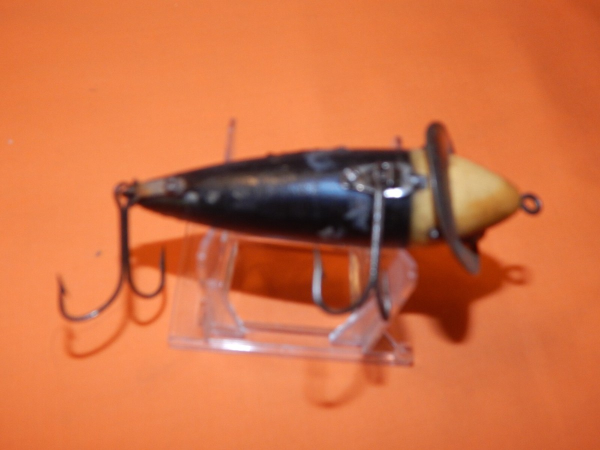 Vintage Heddon 210 Surface Wooden Fishing Lure 3.5