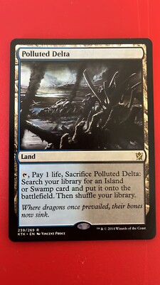 MTG Polluted Delta NM/EX - Khans of Tarkir