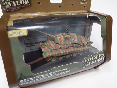 Diecast 1:72 Forces of Valor U.S. German King Tiger Normandy 1944 95004 NiB