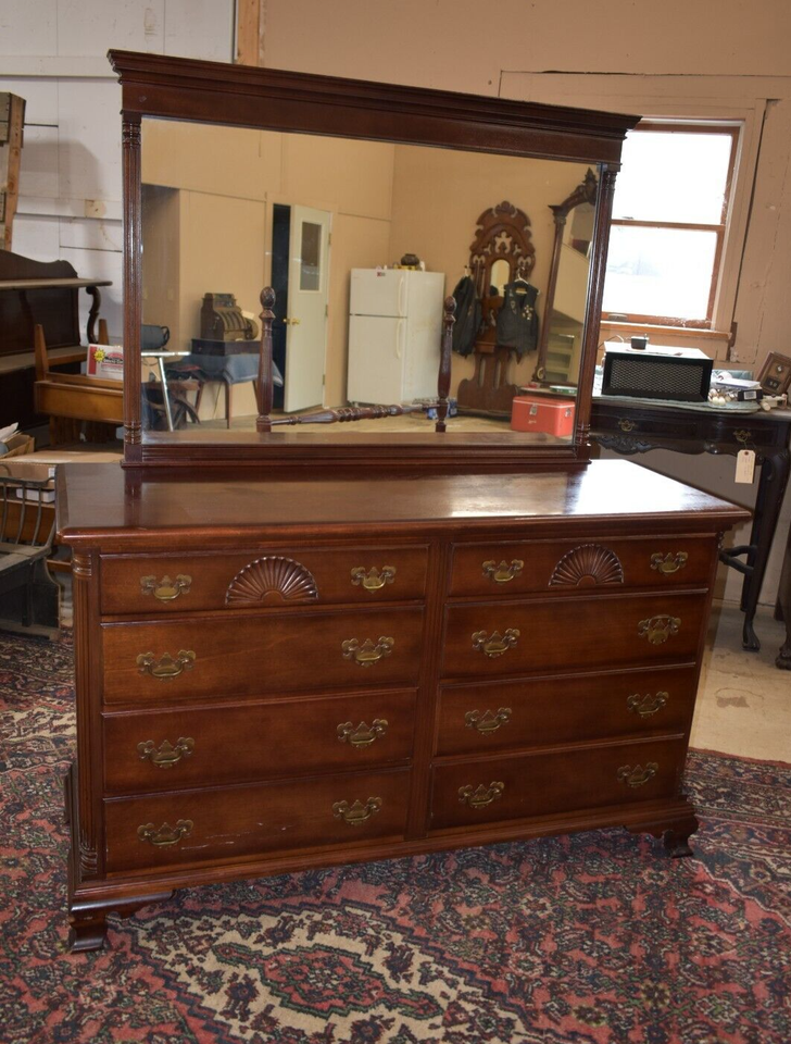Rare Antique Solid Mahogany Full Size Bedroom Set by Kling Furniture eBay