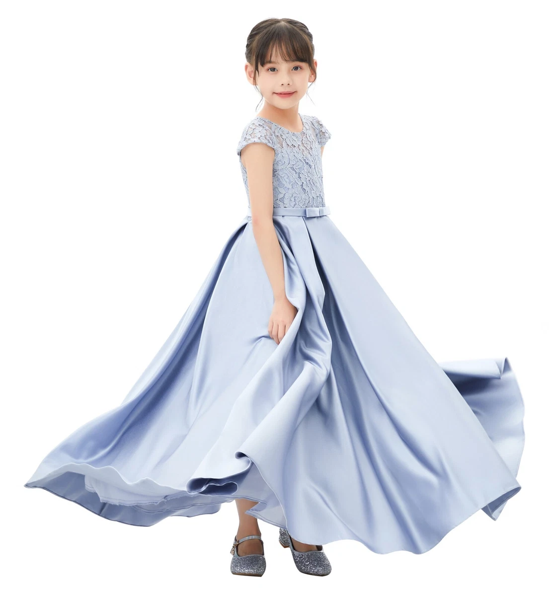open lace back dress Amazon.com: MuchXi Princess Long Flower Girls Pageant Dresses Kids Prom  Puffy Tulle Ball Gown 2-12 Year Old Blue Custom Made: Clothing, Shoes &  Jewelry main image 0