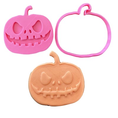 Kürbis Halloween Keks und Stempel Fondant Ausstecher Teig Glasur Geburtstagstorte UK