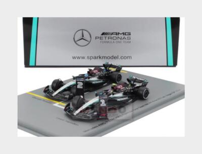 1:64 SPARK Mercedes Gp Set F1 W15 #44 Las Vegas Gp 2024 Hamilton Russell Y419 Mo
