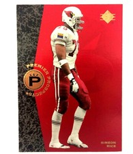 Simeon Rice 1996 SP Rookie Card #3 NFL Arizona Cardinals Tampa Bay Buccaneers. rookie card picture