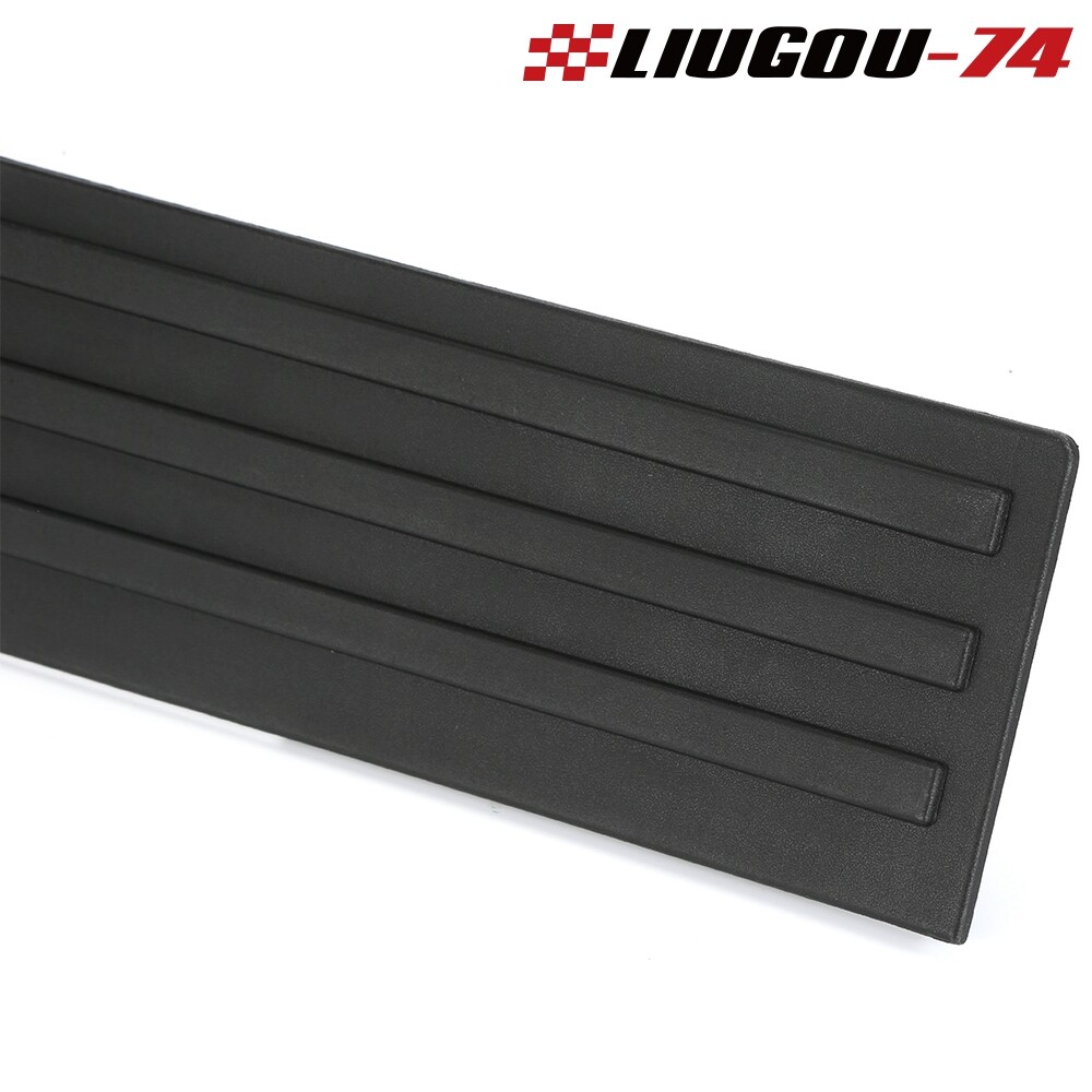 Ford F150 Tailgate Step Pad Tailgate Step Button Pad Trim For 2015-2020 Ford F-150 - Black Textured, W/ Button KARPAL F150 Replacement