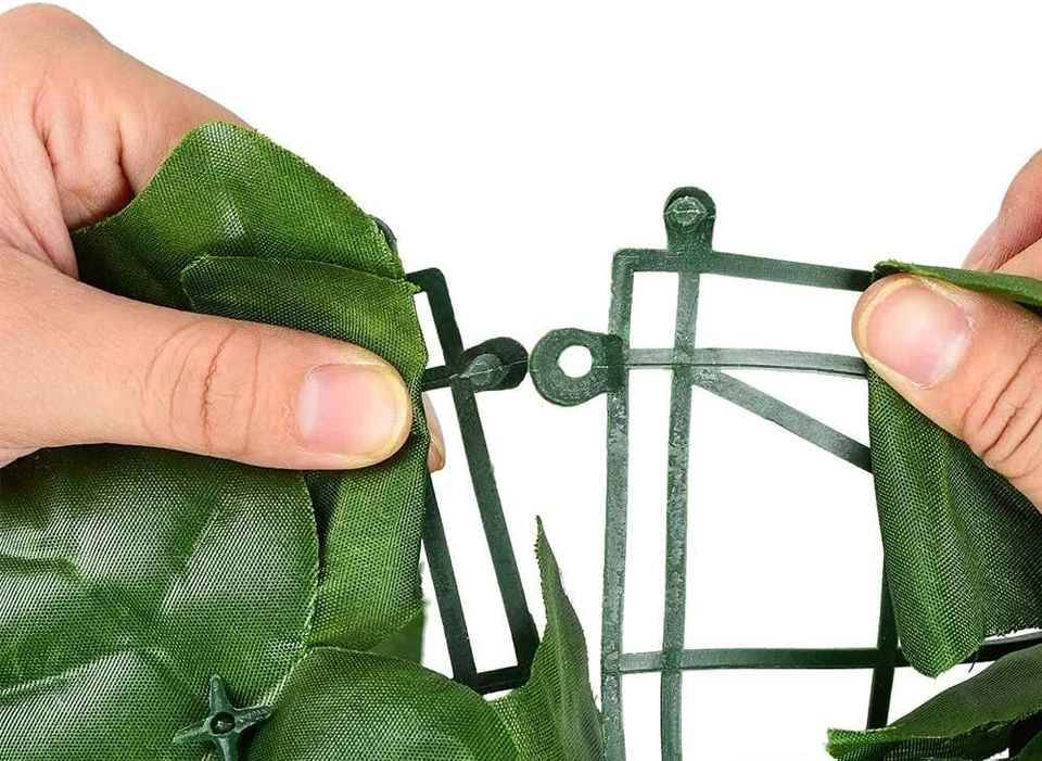 Siepe edera finta artificiale ultra coprente anticaduta rotolo rete frangivista - Immagine 3 di 4