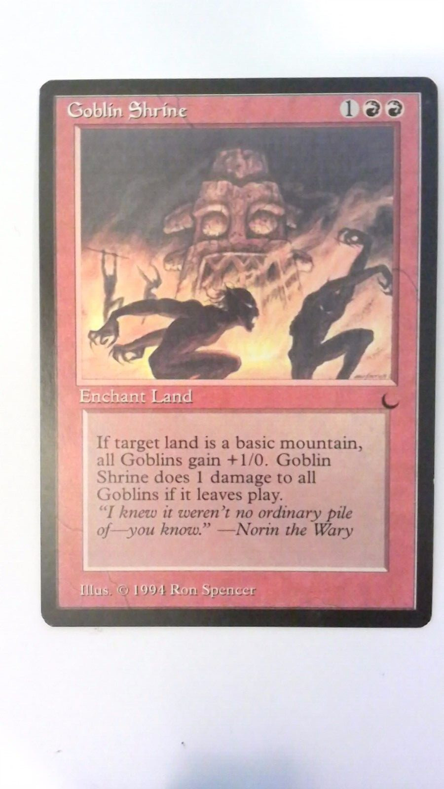 1x Goblin Shrine - NM - The Dark - SPARROW MAGIC mtg