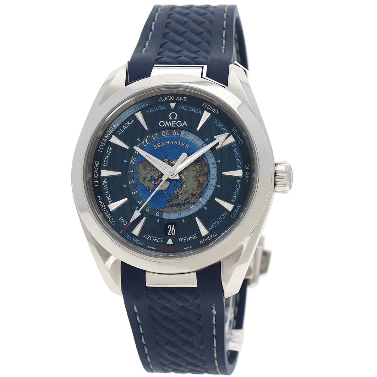 OMEGA Seamaster Aqua Terra World Timer Watches 220.12.43.22.03.001