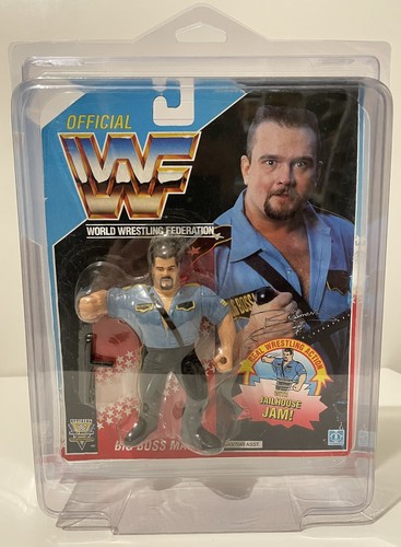 WWF WWE Hasbro Big Boss Man Series 3 MOC...