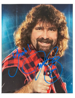 8x10'' WWE Cactus Jack Print signiert von Mick Foley