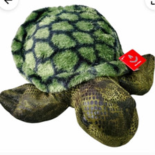 Aurora sea turtle plush stuffed animal Green Gold 12" Boys Girl Toys