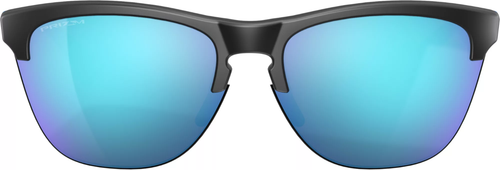 Oakley Frogskins Lite Noir Brillant Bleu W / Prizm Sapphire Iridium OO9374-28 - Photo 2 sur 3